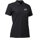 Stretch Poloshirt | Damen veredelt mit Logo Rivella - Stick - 5x3.7 - weiss